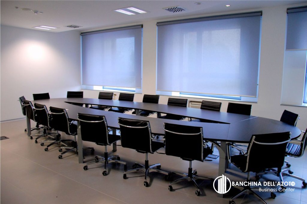 Foto di una delle sale riunioni eleganti e moderne di Venezia