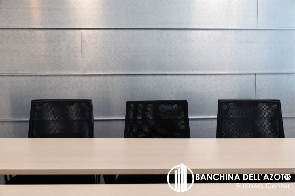 Foto di un particolare della sala riunioni